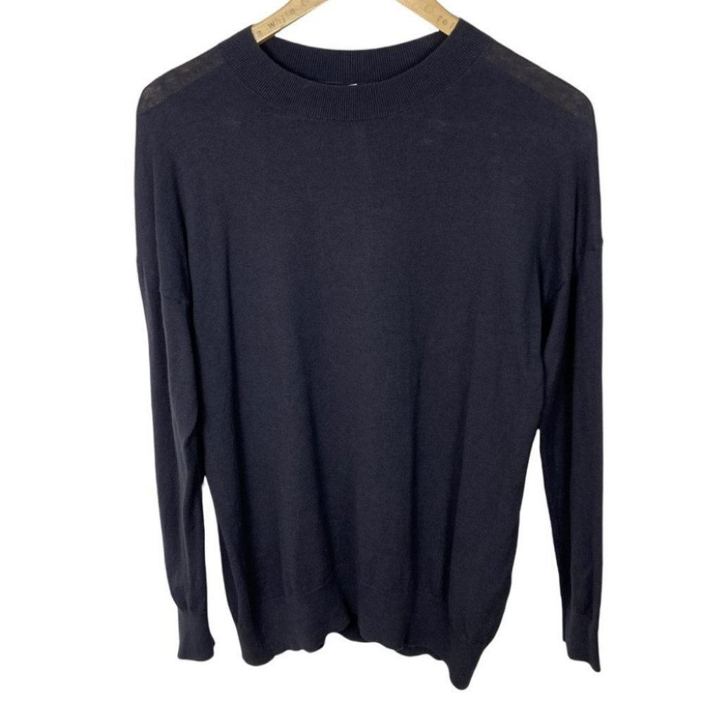 Aritzia Babaton Cashmere Crew Neck Long Sleeve Sweater‎ Size XXS The Group Knit - Picture 2 of 10